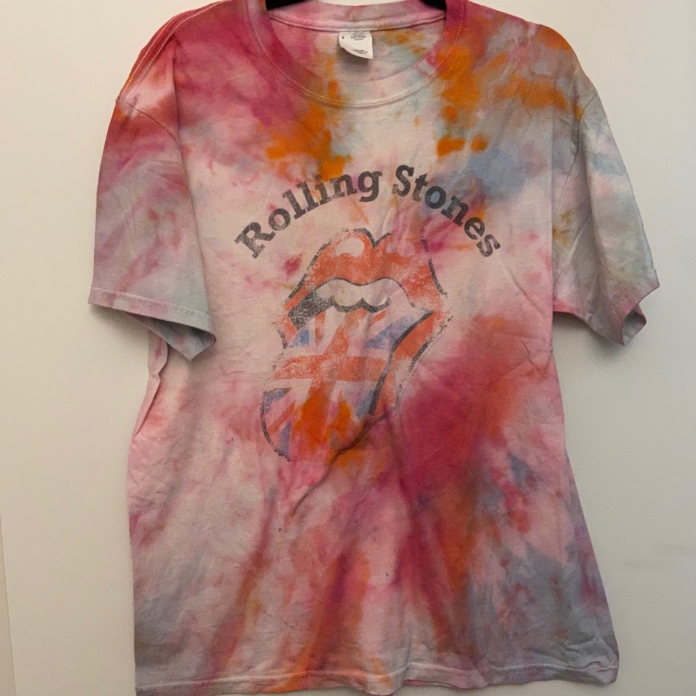 Vintage the dyed Rolling Stones t shirt unisex